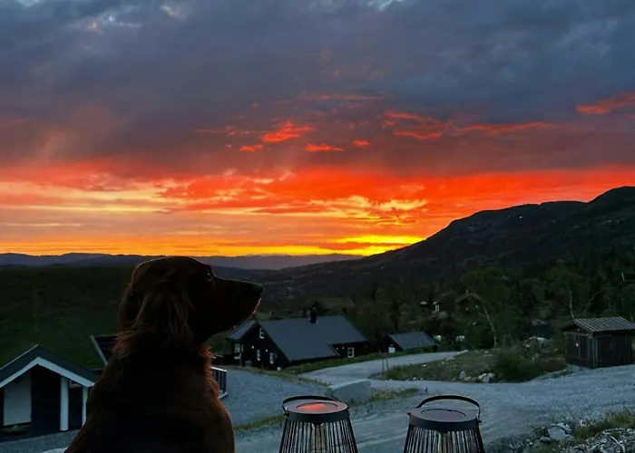 With Sauna And Views Over Hallingdal * Flå