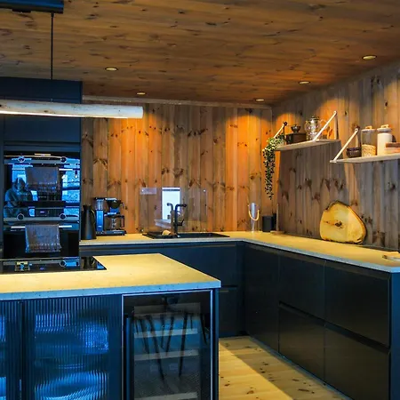 With Sauna And Views Over Hallingdal 度假居 Flå
