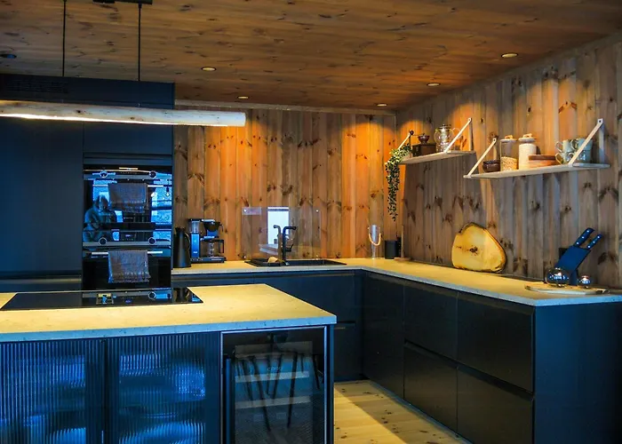 With Sauna And Views Over Hallingdal 度假居 Flå