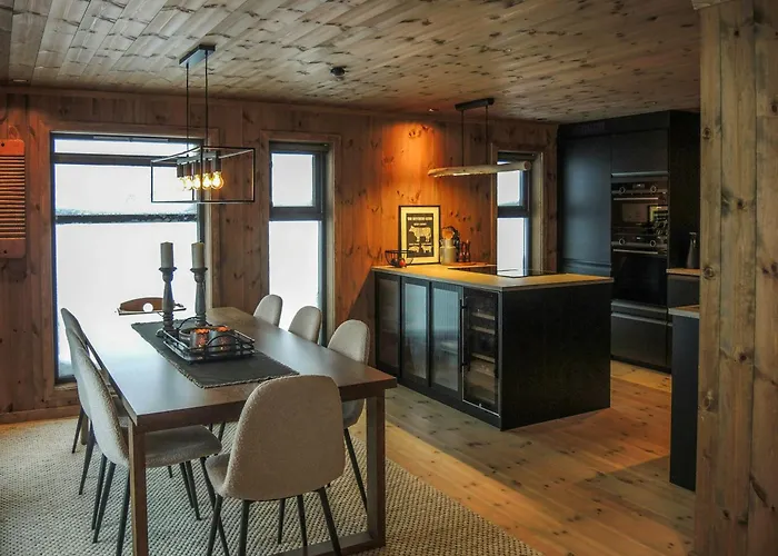 度假居 With Sauna And Views Over Hallingdal