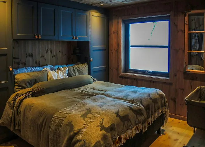 With Sauna And Views Over Hallingdal 度假居 Flå